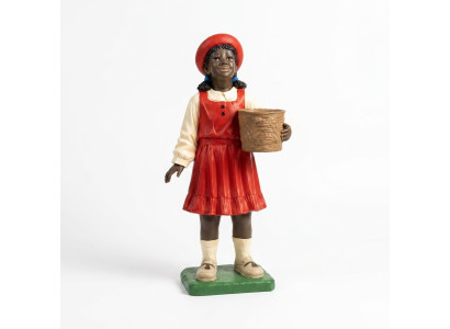 Diseño Niño negro Niña Figura Estatua Escultura Figuras Esculturas Decoración 7061