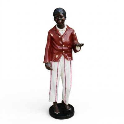 Diseño de estatua de figura de piel oscura escultura figuras esculturas decoración decoración
