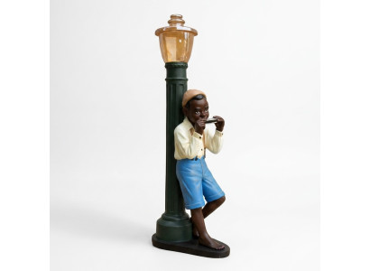 Diseño de niño con armónica figura estatua escultura figuras esculturas 7078 nuevo