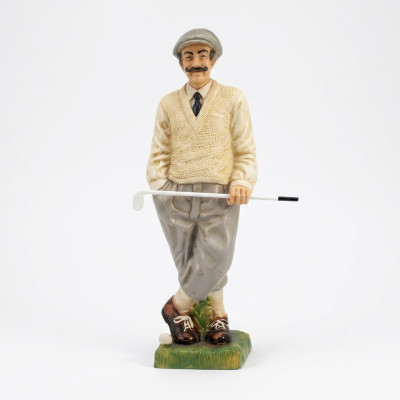 Diseño de figura de golfista estatua escultura figuras esculturas decoración decorativa 7610