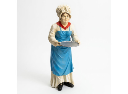 Servidor de mesa de la abuela Figura Estatua Escultura Figuras Esculturas Decoración