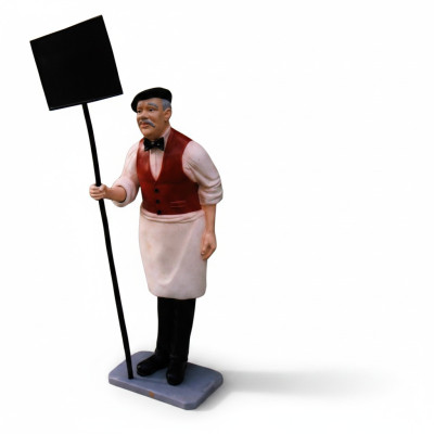 Cartel Restaurante Figura Estatua Escultura Figuras Esculturas Decoración Decorativa 182cm