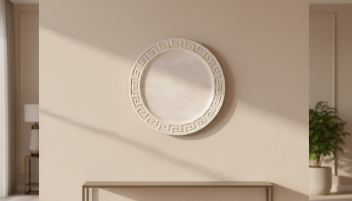 Diseño Roseta Medusa Escultura Figuras Esculturas Decoración Relieve de la Pared Bajorrelieve