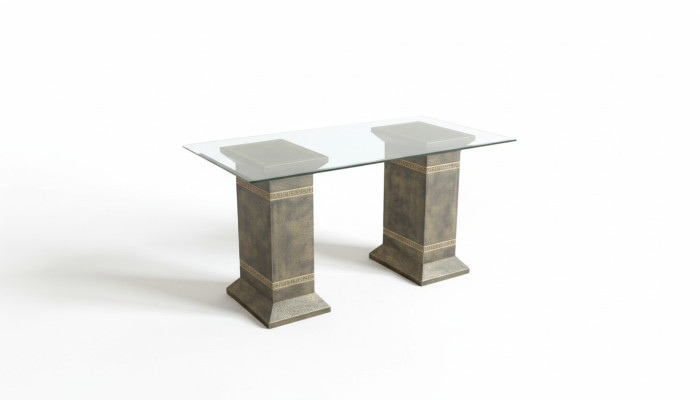Diseño de mesa de centro de columna Mesa de comedor Mesa Comedor Sala de estar 6035 Nuevo