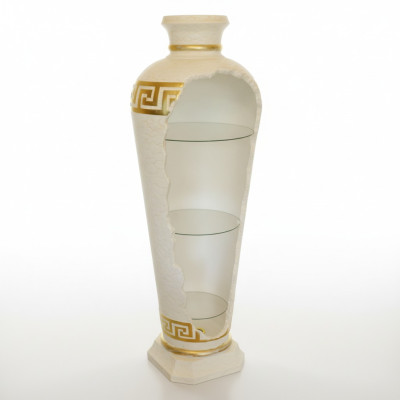 Diseño Bar Barra de jarrones Estante de vidrio Lámpara Vaso Gabinete Vitrinas 6966 Nuevo