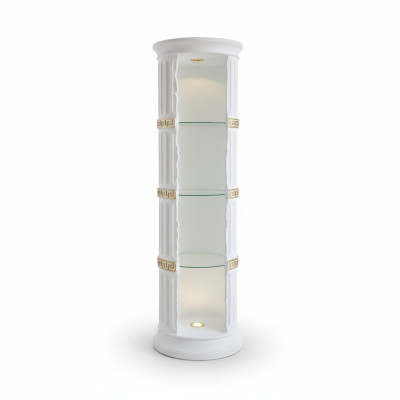 Diseño Vitrina Estante de Cristal Columna Bar Vitrinas Muebles Armario Salón 1882 Nuevo