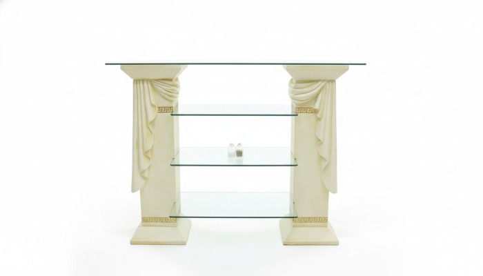 Diseño Vitrina Estante Columna de Cristal Armario Vitrinas Estantes Armario Medusa Aparador