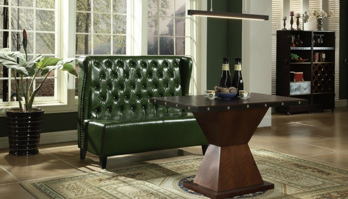 Sofá Chesterfield Banco Sofá Banco Verde Sala de Espera Sala de Estar Oficina Sofás Nuevos