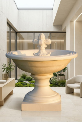 Noble decoración de agua fuente de terraza jardín ornamental fuente de agua fuente de primavera Nuevo