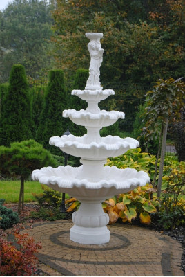 Fuente ornamental Fuente de jardín Decoración de jardín Fuente Estanque GRECO SHELLA