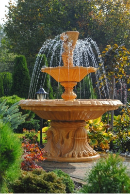 Fuente decorativa de jardín, figura de fuente, decoración de estanque CARELLO.