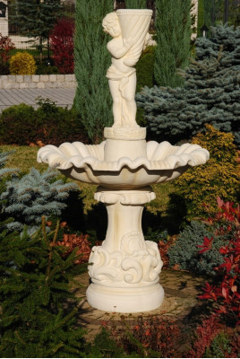 Fuente de jardín estanque fuente de piedra fuente de jardín fuente de piedra jardín fuente.