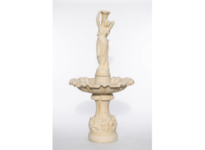 Fuente de jardín estanque fuente 192 cm fuente de piedra jardín fuente fontana nuevo