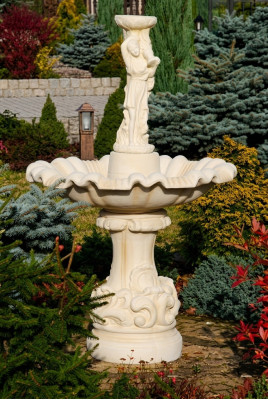 Fuente decorativa de jardín, fuente escultura, fuente decorativa, jardín, fuente, nueva, 157 cm.