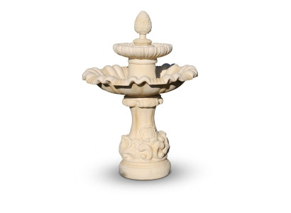 Fuente de jardín estanque fuente 140 cm fuente de piedra fuente de jardín fuente nueva