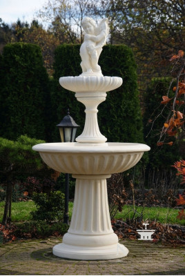Fuente decorativa Escultura de fuente Fuente Decorativa de Jardín Fuente Nueva 185 cm