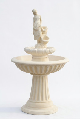 Zierbrunnen Fuente decorativa 162cm Escultura Fuente Decoración Jardín Fuente Estanque Nuevo