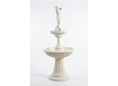 Fuente ornamental Springbrunnen 207cm escultura fuente decoración jardín fuente estanque nuevo