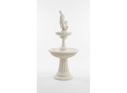 Fuente decorativa escultórica de 197 cm para jardín estanque nueva.
