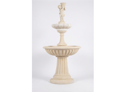 Fuente decorativa ornamental escultura 187 cm fuente decoración jardín fuente estanque nueva.