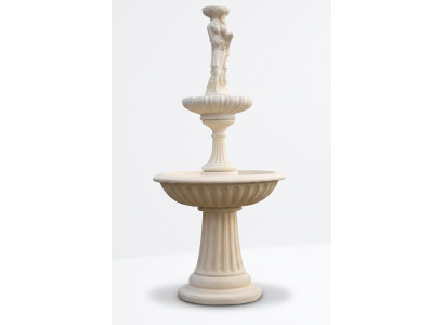 Fuente decorativa fuente ornamental 197cm escultura fuente decoración jardín fuente estanque nuevo