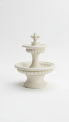 Fuente ornamental Springbrunnen 157cm Escultura Fuente Decoración Jardín Fuente Estanque Nuevo