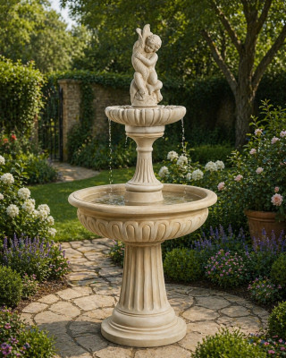 Fuente de rana de fuente de fuente de fuente de 189 cm de altura fuente de jardín fuente