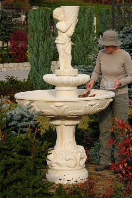 Fuente de jardín Fuente de rana Fuente de piedra Fuente de jardín Fuente de jardín Fuente de 170 cm
