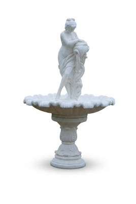 Fuente ornamental Fuente de jardín Escultura Fuente Decoración de jardín Fuente Estanque Nuevo 229 cm