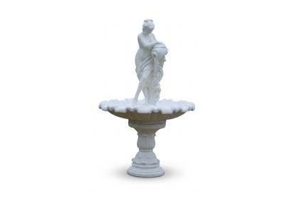 Fuente ornamental Fuente de jardín Escultura Fuente Decoración de jardín Fuente Estanque Nuevo 229 cm