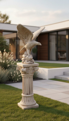 Columna Figura Escultura Figuras Estatua Columnas Terraza Diseño Jardín Decoración