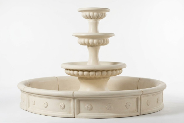 Cuenco para fuente decorativa Escultura Fuente Fuente Jardín Fontana Estanque Nuevo.