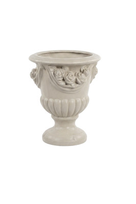 Diseño de maceta de flores Top Pflanz Kübel Gefäß Töpfe Figur Kasten Skulptur PETRA Neu