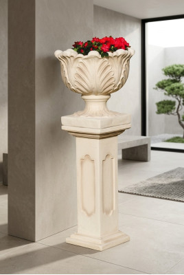 Vaso Jardín Cesta de flores Flores Terraza Decoración Estatua Figuras Caja de flores