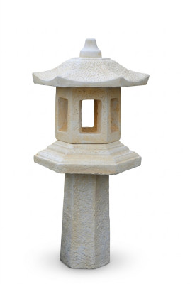 Lámpara luz exterior jardín escultura iluminación figura terraza piedra nuevo
