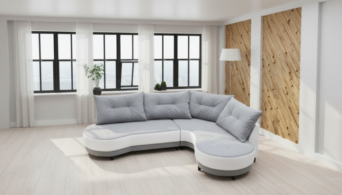 Sofá acolchado sofá lounge sofá sofá conjunto de asientos salón con cojines sofá en forma de L