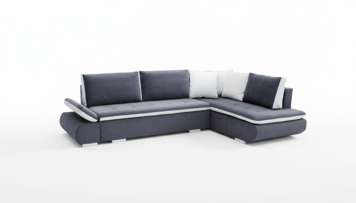 Sofás cama Sofá Couch Esquinas Sofás Conjunto de tapicería Esquina Tela Nuevo Paisaje de vida