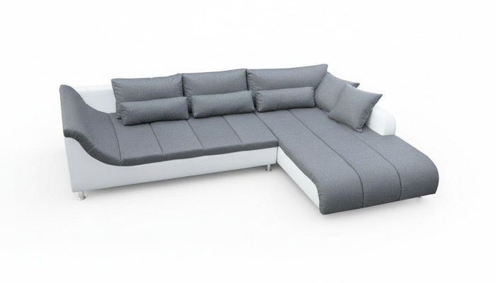 Sofá cama esquinero, sofá, sofá cama, función de cama, acolchado, función de sueño, nuevo juego de muebles.