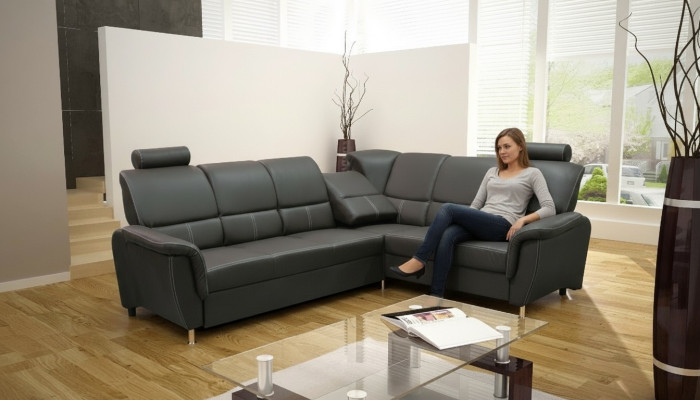Sofá en forma de L con cama oculta sofá cama sofá sofá acolchado sofá esquinero.