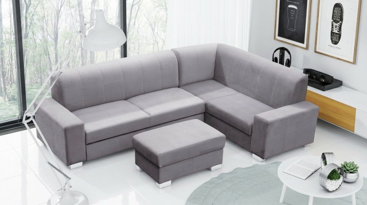 Sofá cama en forma de esquina, sofá, sofá cama con función de cama, conjunto de esquina de tapicería Nuevo con función de dormir.
