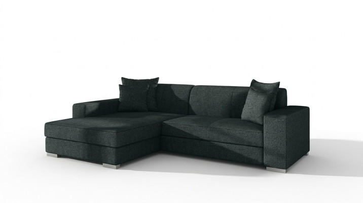 Sofá cama esquinero con función de cama, sofá, sofá cama tapizado de esquina nuevo con función de sueño.