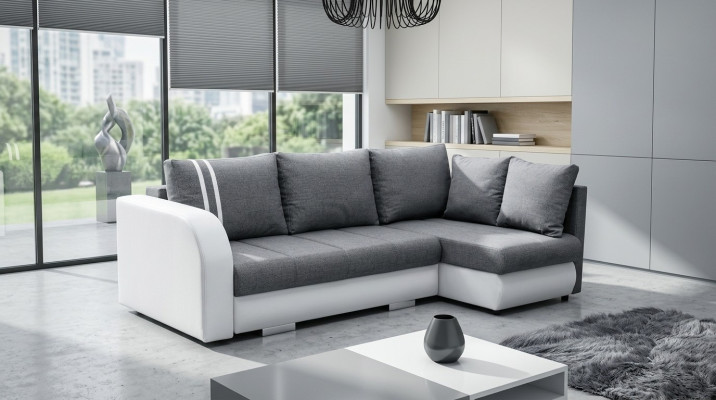 Sofá de esquina diseñado Sofá Chaiselongue Sofá cama Sofá con función de esquina recubierto