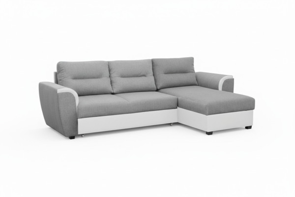 Sofá cama esquinero sofá acolchado esquinero función cama nuevo conjunto de función de dormir