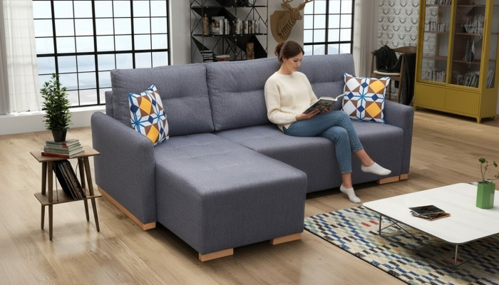 Diseñador de sofás Sofá cama Sofá con función de cama - Cajón de cama Sofá sofá de esquina