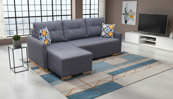Diseñador de sofás Sofá cama Sofá con función de cama - Cajón de cama Sofá sofá de esquina