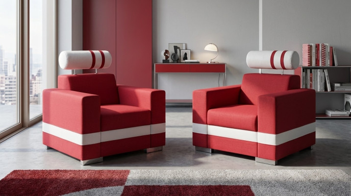 Silla de comedor de 1 asiento, sillón de madera de lujo de clase de muebles de diseño sofá
