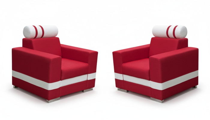 Silla de comedor de 1 asiento, sillón de madera de lujo de clase de muebles de diseño sofá