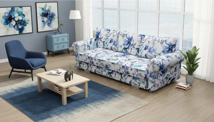 Sofá cama sofá flores salón cama oculta sofás sofá