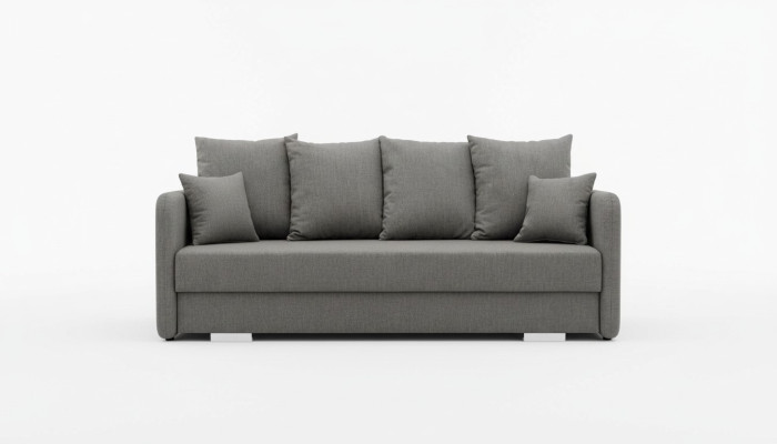 Sofá cama de tela de 3 plazas sofá de tela tapizado nuevo con función de cama.