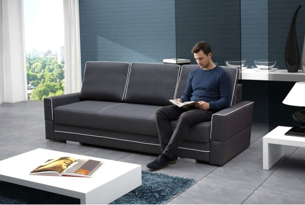 Sofá grande Sofás acolchados Sofás XXL con función de cama función de dormir Nuevo